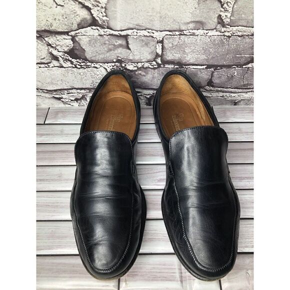 Allen Edmonds Black Leather Slip On Loafers Dress Shoes Men Sz 10D US/43EU - Picture 6 of 16